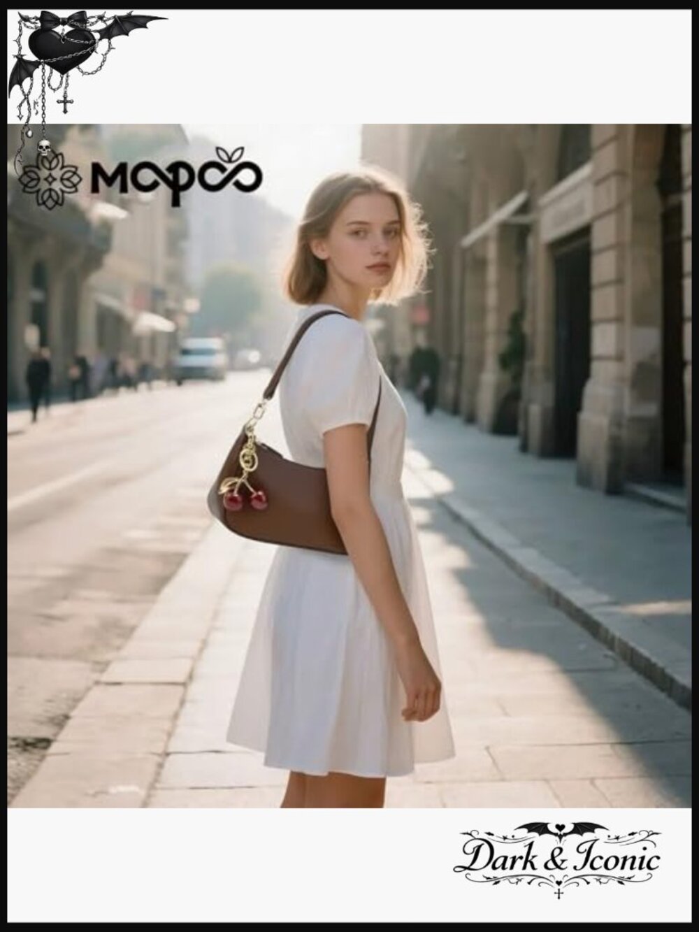 Women's Hobo Crossbody Bag With Removable Straps Clutch Purse - Picture 2 of 7